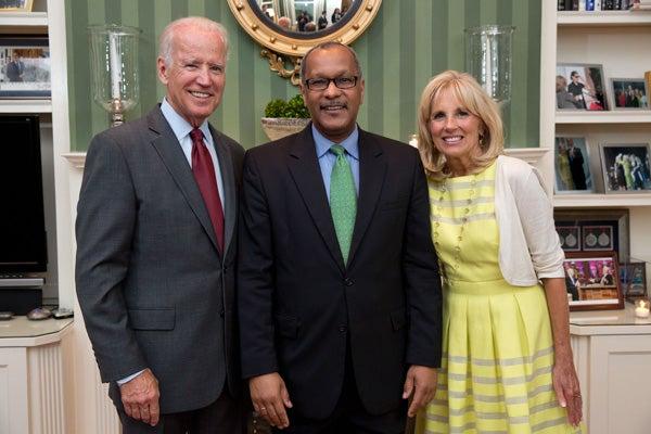 Joe Biden, Edwin Walker, and Jill Biden