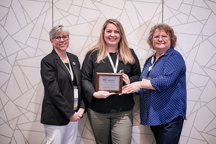 Jill Hall, Dianne Stone, and Jenna Hauss