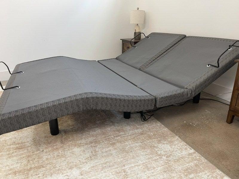 The Saatva Adjustable Base Plus in Zero Gravity position