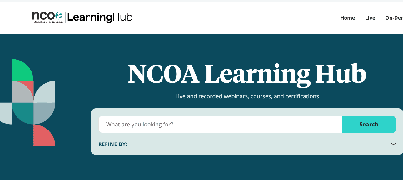 NCOA's Learning Hub