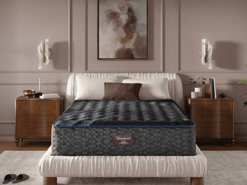 The Beautyrest World Class mattress in a modern bedroom