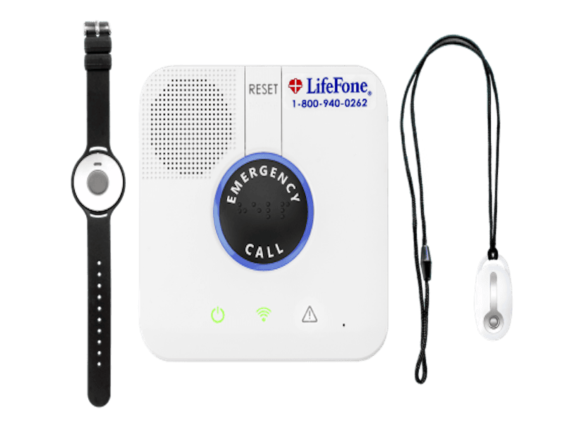 LifeFone At-Home base model and wearables