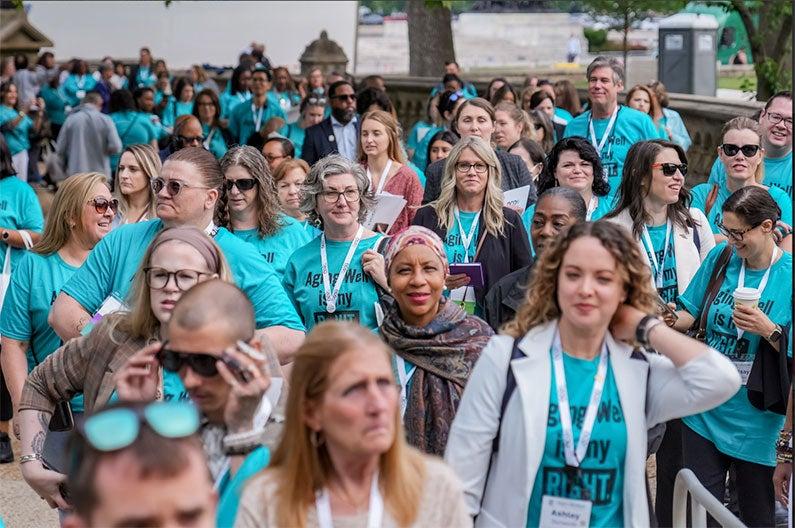 Advocates nearing Capitol Hill