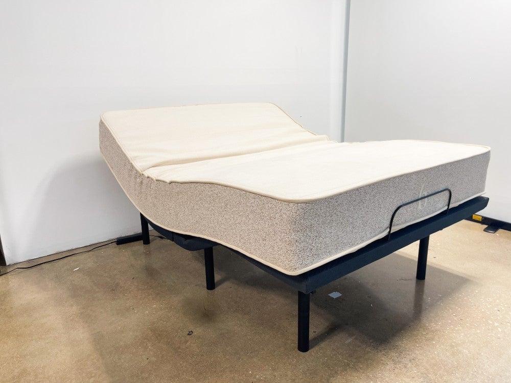 Birch Natural mattress on an adjustable base