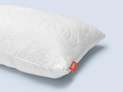 The Fox by Lagoon pillow on a white background.