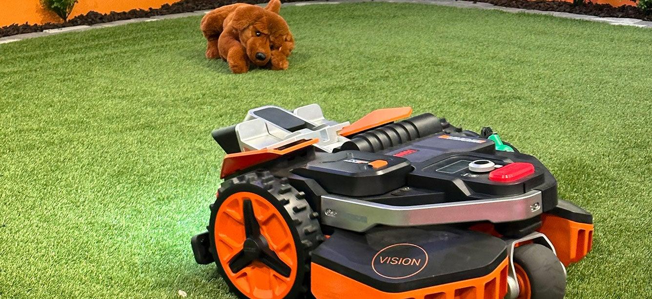 From a small robot companion to self-driving lawnmowers and cars, new tech products have the potential to help support and entertain us as we age.