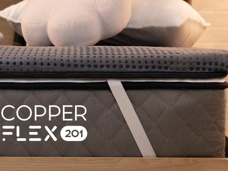 The Brooklyn Bedding CopperFlex 201 mattress topper