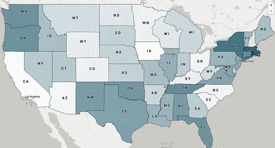 Benefits Participation Map