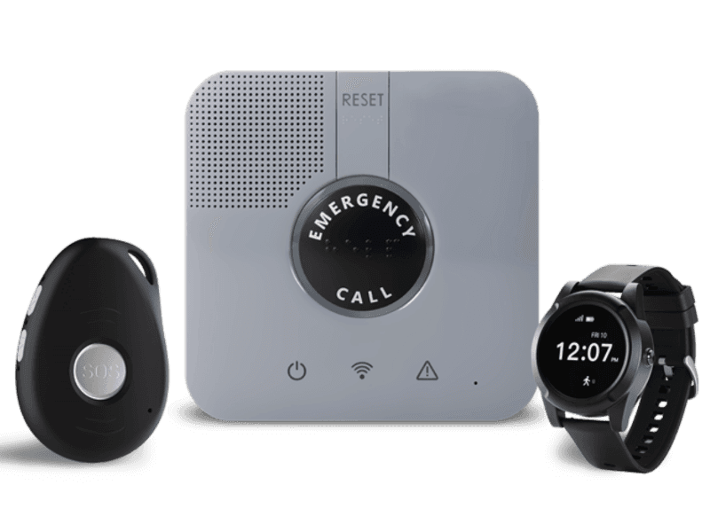 The LifeStation Sidekick, Sidekick home, and Sidekick Smartwatch