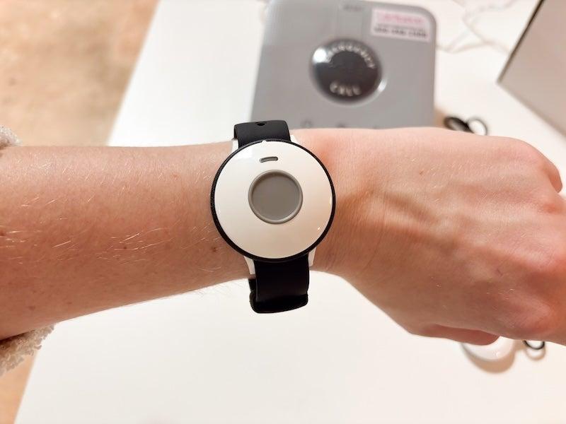 The wristband for the LifeStation Sidekick Home