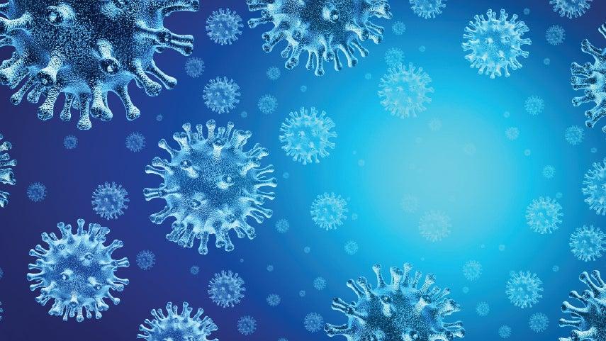 Illustration of RSV at the molecular level