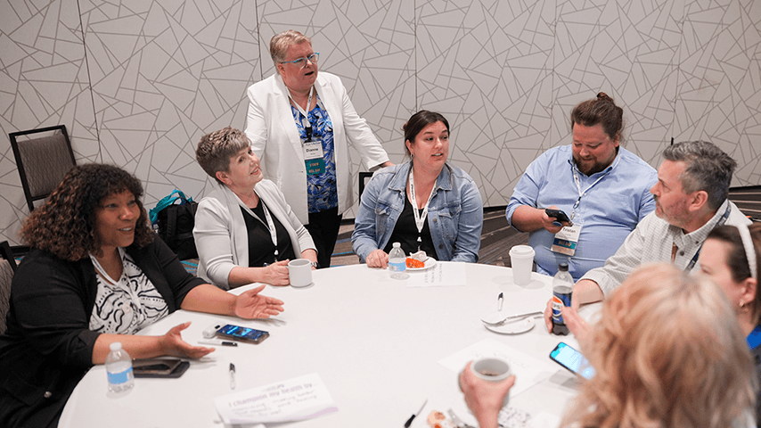 Dianne Stone and participants at Age+Action session