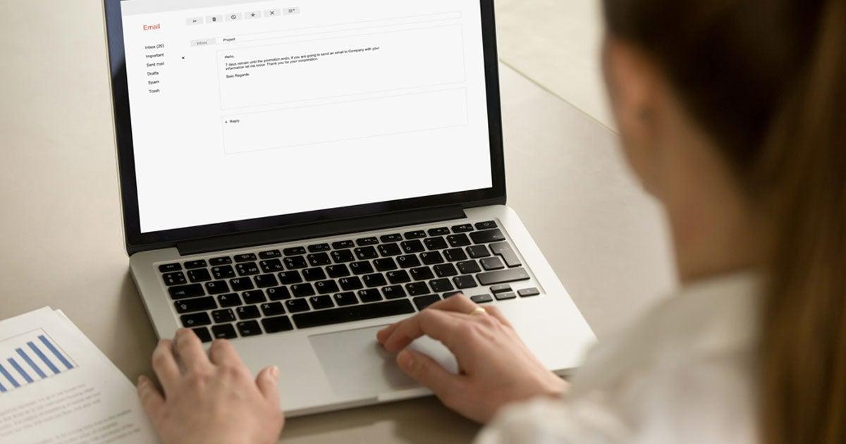 An aging services network professional is sending an email to her member of Congress.