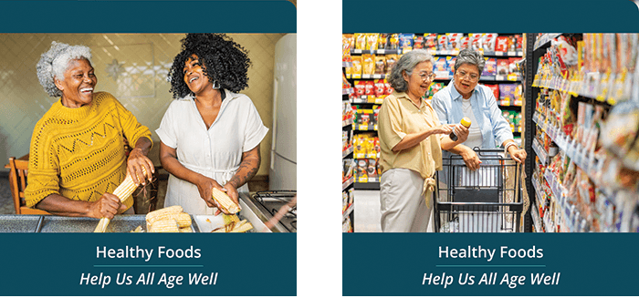 Healthy Food Helps Us All Age Well