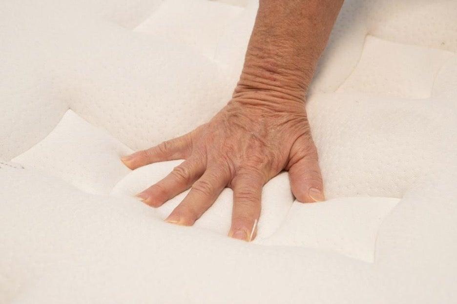 The Nolah Evolution Luxury Firm Hybrid mattress has a plush top.