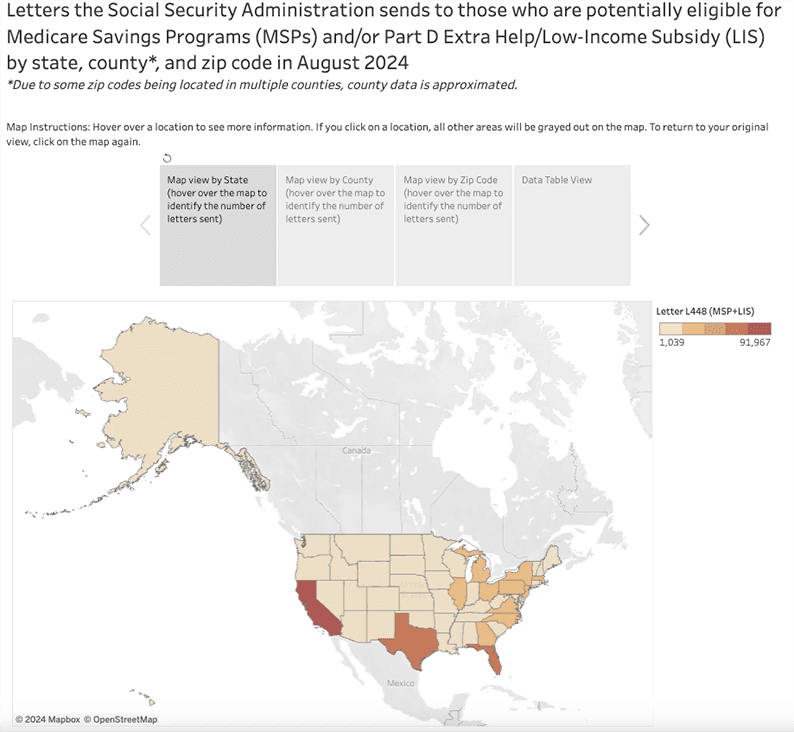 Tool Maps Eligibility for Medicare Part D Extra Help and Savings Programs